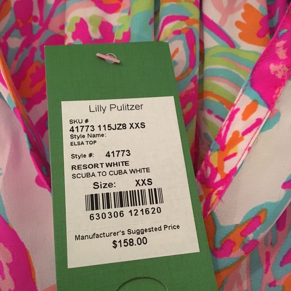 Scuba to Cuba Silk Elsa top long sleeve XXS NWT - Picture 3 of 4